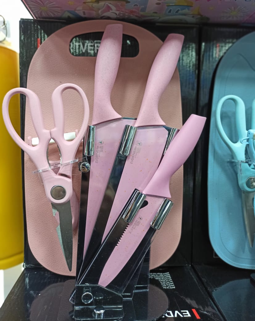 Vista 2 de SET DE CUCHILLOS - COLOR: VERDE